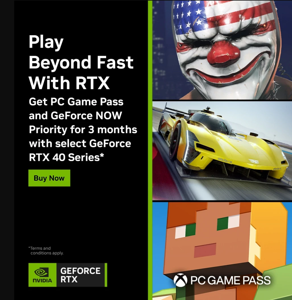 GeForce RTX 40 Series Play Beyond Fast with RTX Bundle Available Now, GeForce News