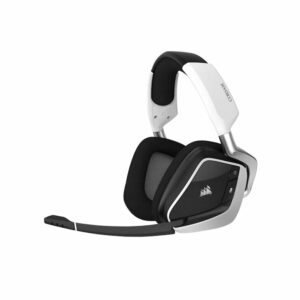 Corsair GAMING VOID RGB ELITE Wireless Premium Gaming Headset with 7.1 Surround Sound, White 