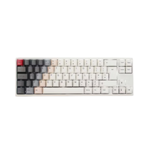 Ducky x Varmilo MIYA 69 Pro Holy Flame Mechanical Gaming Keyboard Cherry MX Brown Backlit White - White/Grey/Red