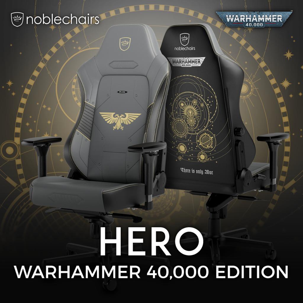 noblechairs HERO Gaming Chair Warhammer 40K Edition