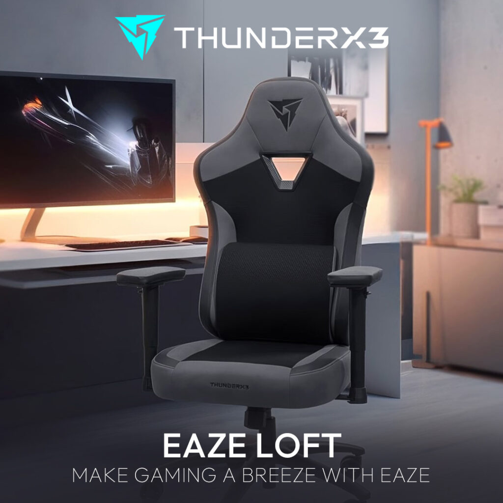Take it EAZE-Y with the ThunderX3 EAZE Series Gaming Chairs 