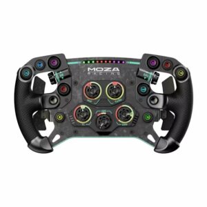 MOZA Racing GS V2P Steering Wheel Microfiber Leather (Faux Leather)