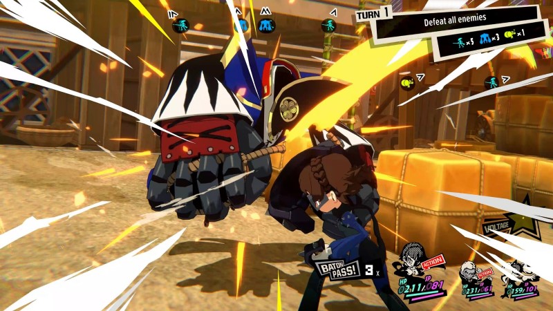 Persona 5 Tactica game still from Steam
