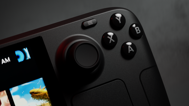 Steam Deck OLED buttons from press kit 