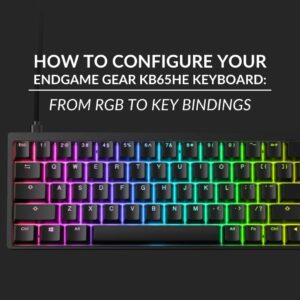How to Configure Your Endgame Gear KB65HE Keyboard: From RGB to Key Bindings