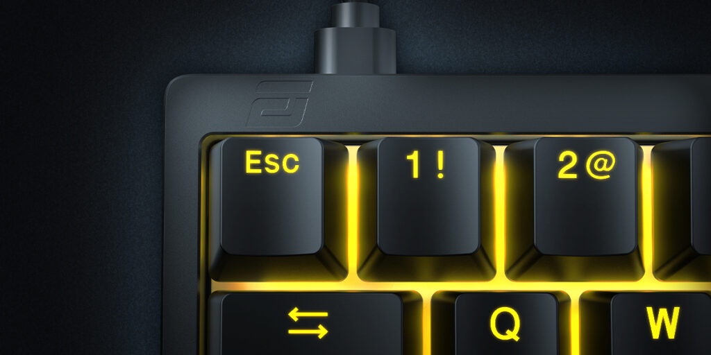 Endgame Gear KB65HE Hall Effect Keyboard close up