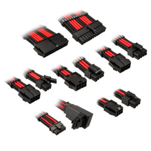 Kolink Core Pro 12V-2x6 Extension Cable Kit Type 1 Black / Red