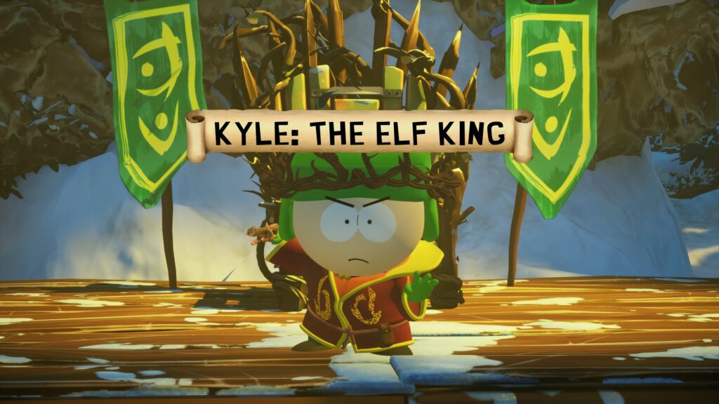 Kyle as the Elf King