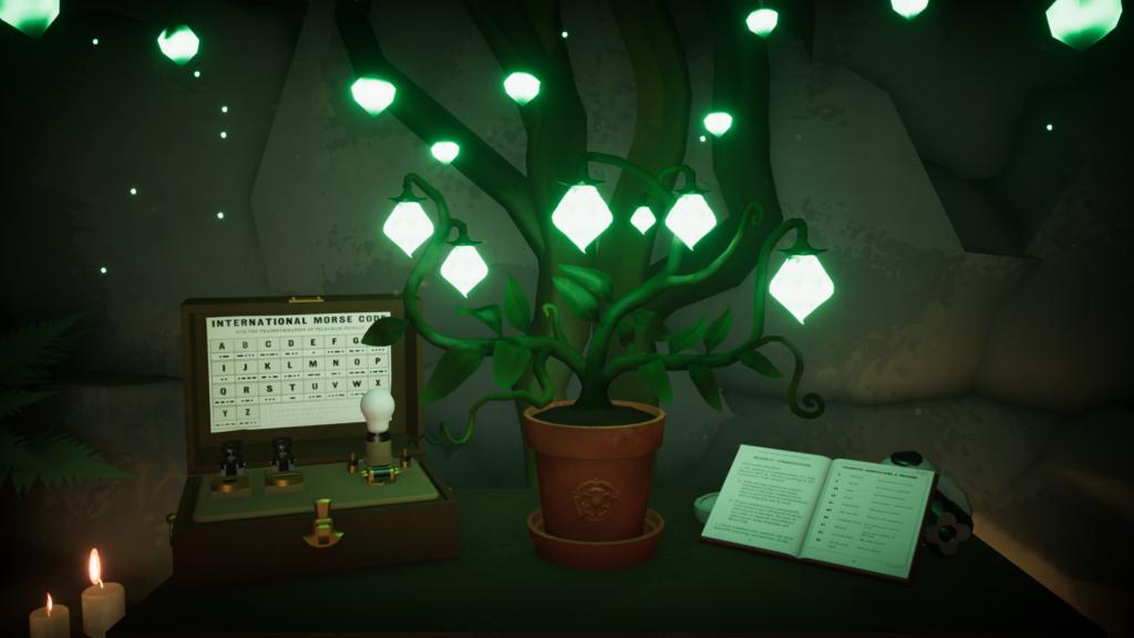 Botany Manor game still Fool's Emerald