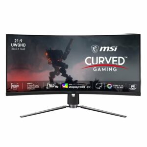 MSI 34" MPG Artymis 343CQR 3440x1440 VA 165Hz 1ms FreeSync Curved LED Backlit Widescreen Gaming Monitor