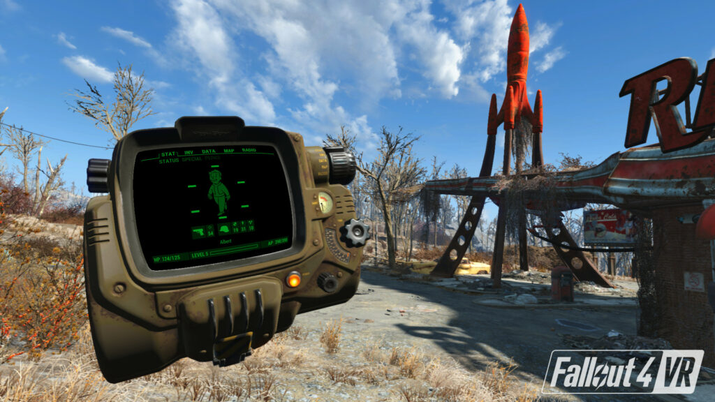 Fallout 4 VR game still from Steam